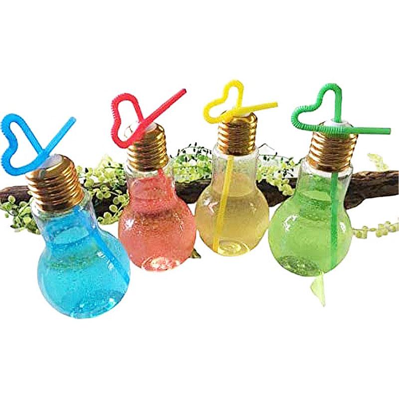 【100個セット】電球ドリンクボトル 口広タイプ500ml 3色LED付 曲がるストロー付き 電球ソーダ 屋台 お祭り イベント 電球 ドリンク  カフェ イベント 容器 :ad0336:あかつきショップ - 通販 - Yahoo!ショッピング