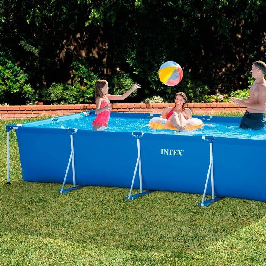 INTEX カバー付き 4メートル！ インテックス Rectangular Frame Pool 