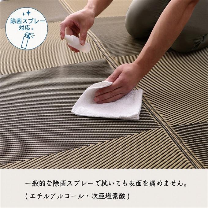 い草 風 ラグ カーペット ござ マット 洗える 日本製 PPカーペット