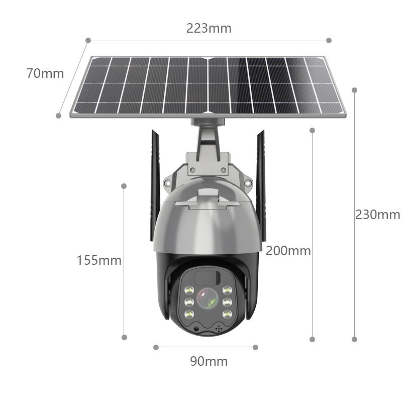 防犯カメラ 屋外 家庭用 wifi ワイヤレス 夜間カラー 最新型 一体 分離
