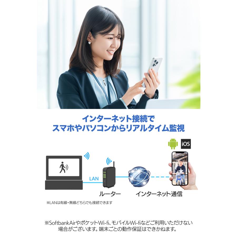 アキバガジェット 防犯カメラ 4台セット 16インチモニター付き