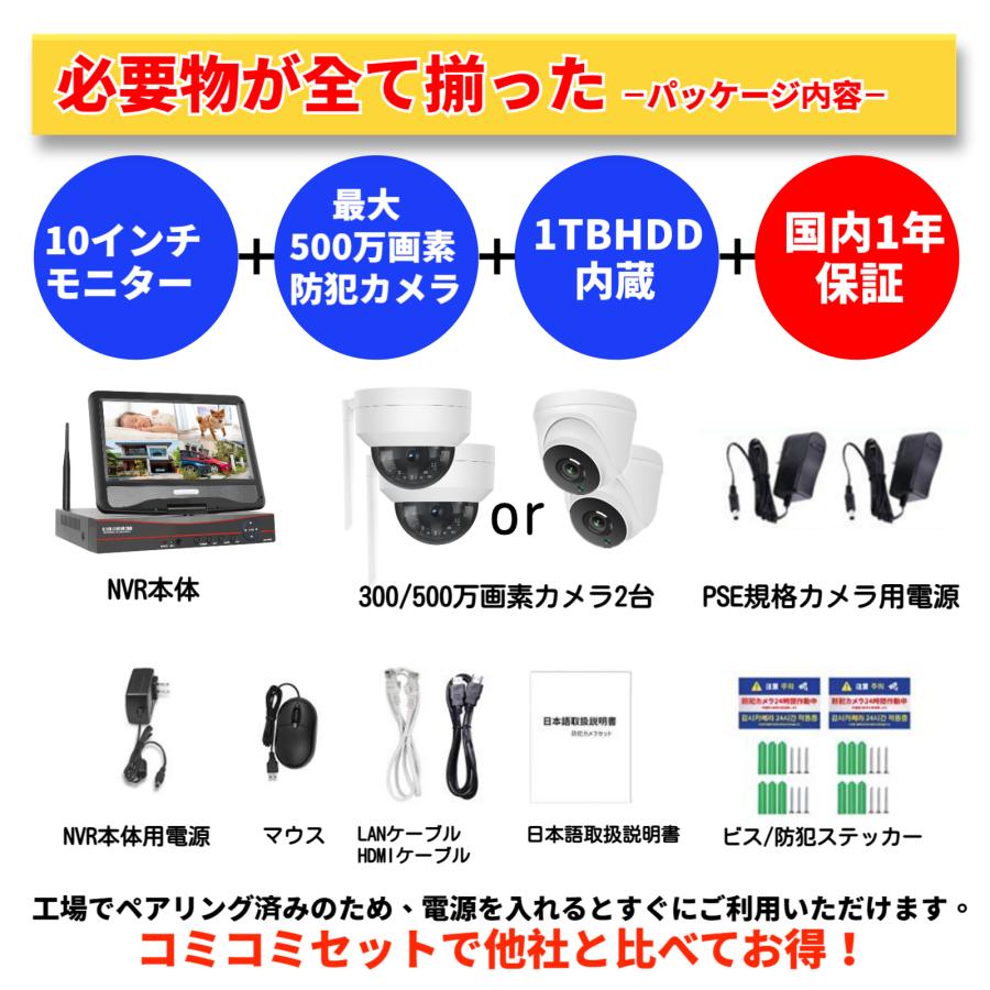 アキバガジェット 防犯カメラ 屋外 セット 家庭用 店舗用 アキバガジェット 防犯カメラ 屋外 セット 家庭用 店舗用