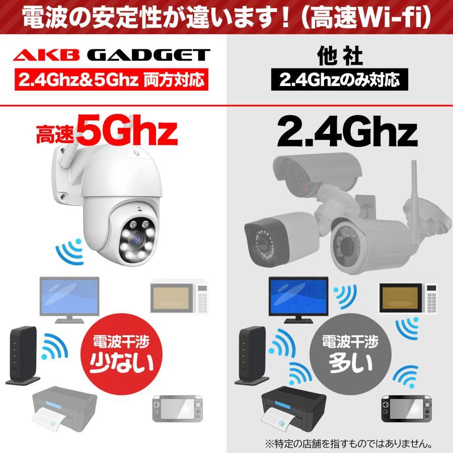 アキバガジェット 防犯カメラ 屋外 家庭用 セット wifi 事務所用 高
