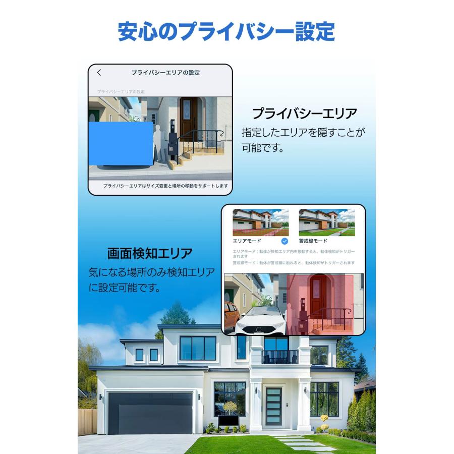 アキバガジェット 防犯カメラ 屋外 ソーラー ワイヤレス 400万画素 NVR