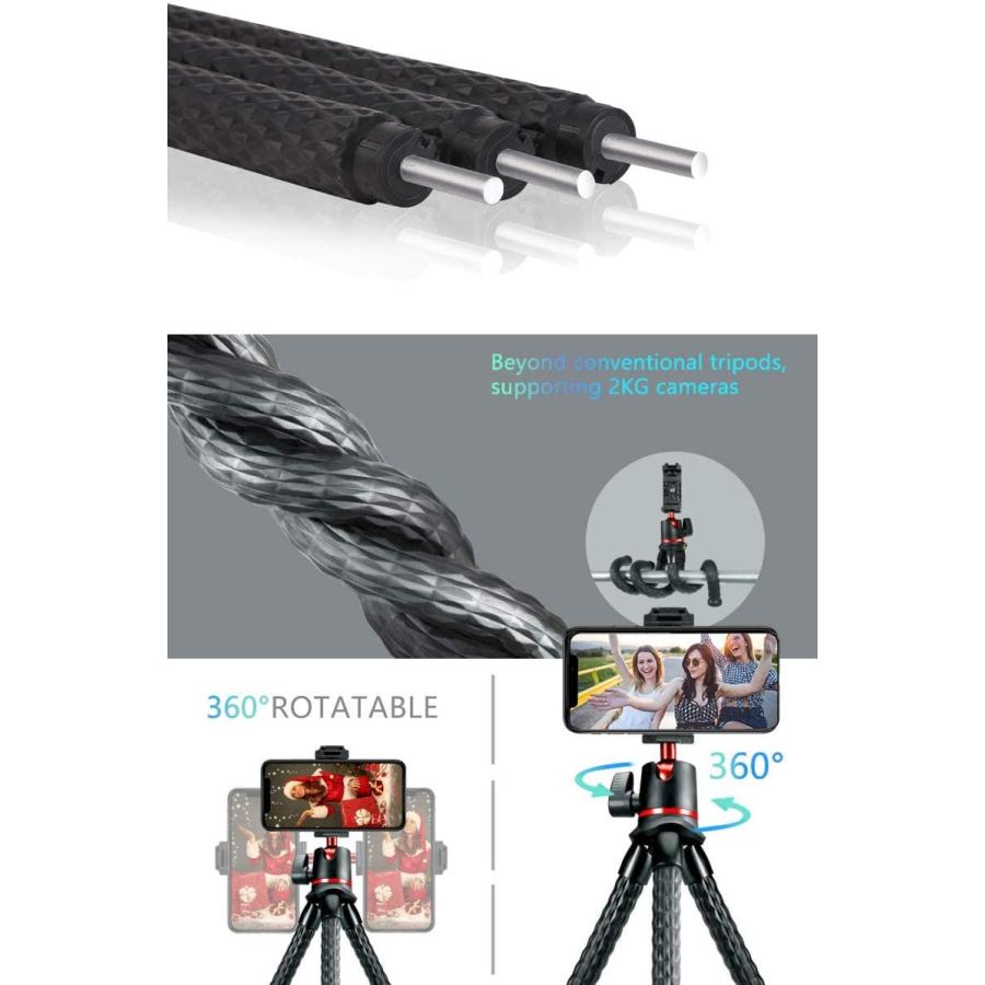 フレキシブルミニ三脚 くねくね三脚 自撮り スマホホルダー 卓上三脚 旅行 登山 Vlog スマホ Gopro 一眼レフ ミラーレス デジタルカメラ ビデオカメラ 対応 8011 アキバガジェット 通販 Yahoo ショッピング