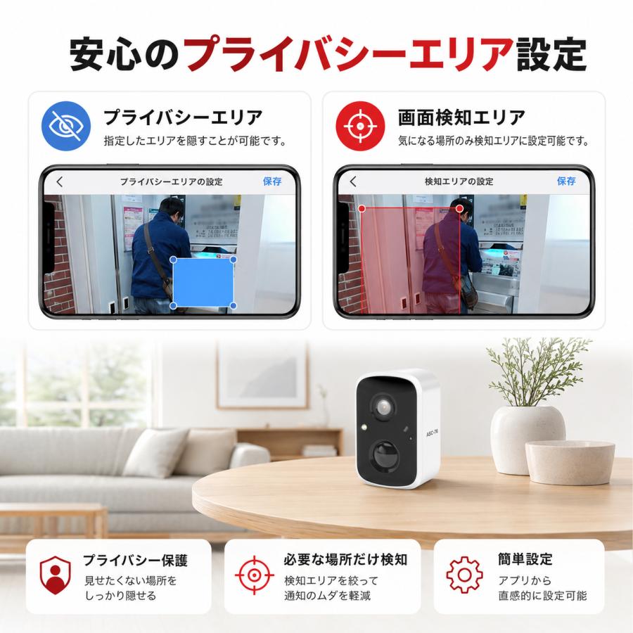 アキバガジェット 見守りカメラ ペットカメラ 防犯カメラ 室外室内両用