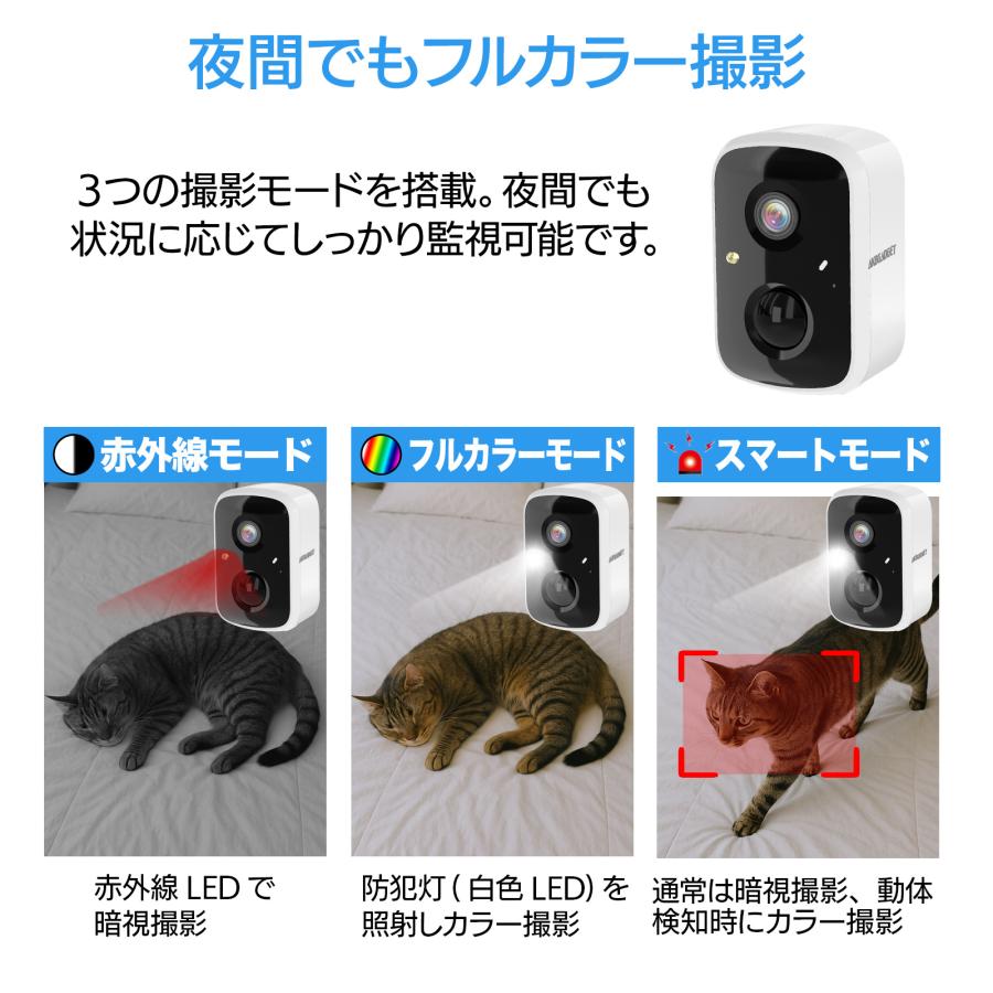 カメラ 5点セット 見守りカメラ ペットカメラ 防犯カメラ ワイヤレス 家庭用 5GHz