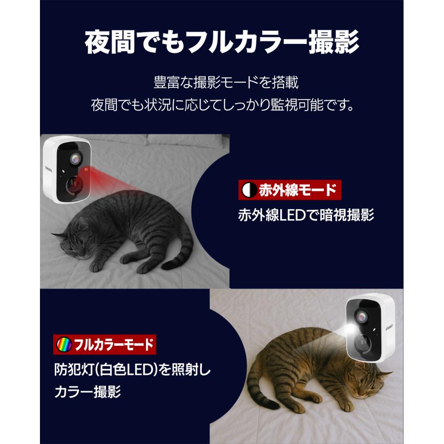 アキバガジェット 見守りカメラ ペットカメラ 防犯カメラ 室外室内両用