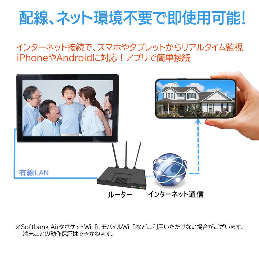 アキバガジェット 防犯カメラ ワイヤレス カメラ 2台セット 500万画素