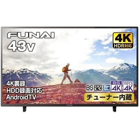 FUNAI（フナイ） リユース品 43V型 FL-43U3330 液晶テレビ 4K ダブル