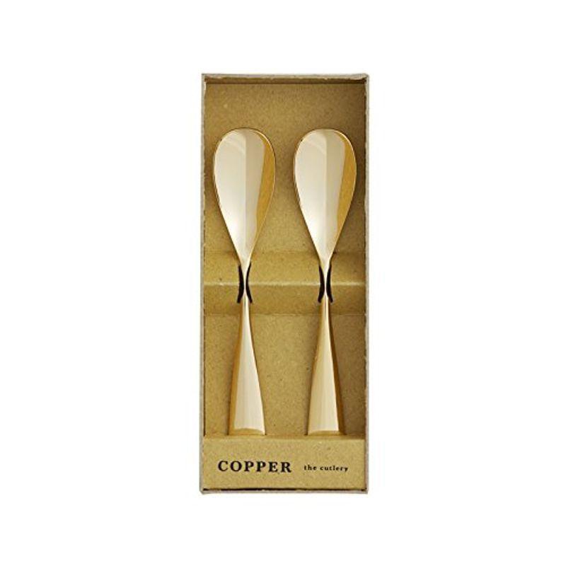 COPPER the cutlery カパーザカトラリー アイスクリームスプーン 2pc /Gold mirror CI-2GDmi テーブルナイフ
