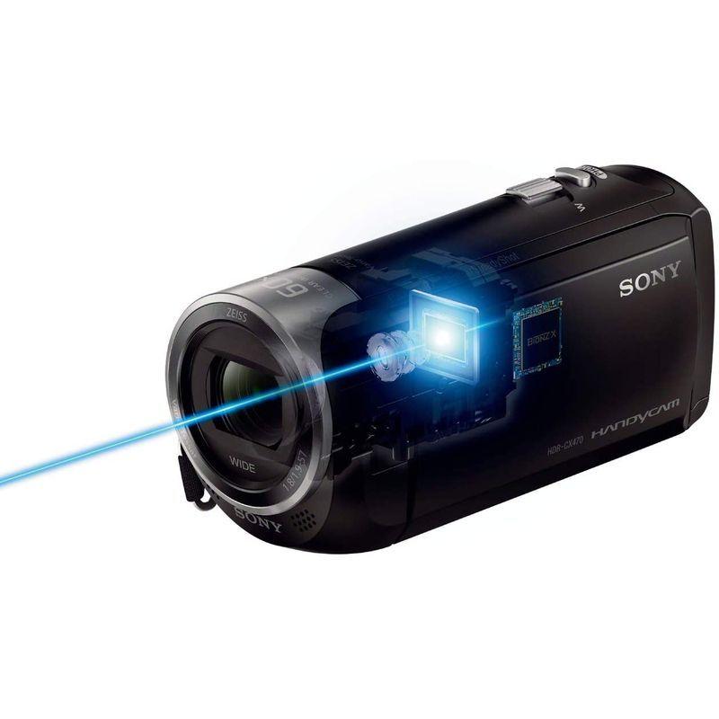 ソニー ビデオカメラ HDR-CX470 32GB 光学30倍 ブラック Handycam HDR-CX470 B｜akd-shop｜07