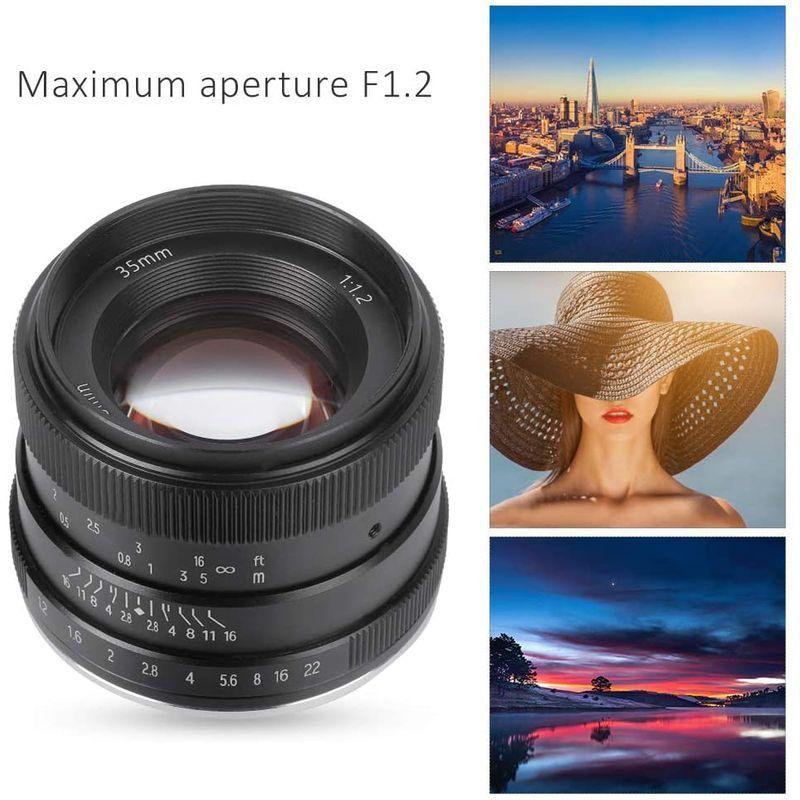 35mm f1.2 大口径固定焦点レンズ マニュアルフォーカス固定焦点レンズ シーンポートレート写真用(ニコンZマウント)｜akd-shop｜08