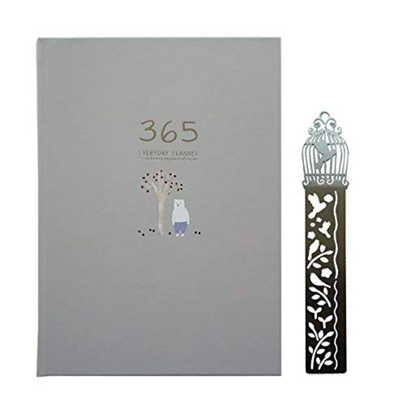 人気のクリスマスアイテムがいっぱい 365日 日記帳 かわいい手帳 スケジュール 予定表 仕事 勉強 年間計画月額プラン日次計画 日付なしメモ帳 金属定規 ブックマーク付き 手帳 Www We Job Com