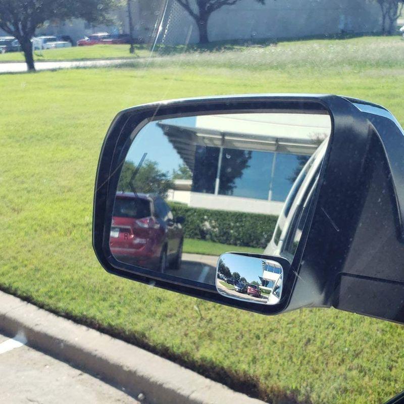 90 以上節約 Ampper 車用 補助ミラー レーンチェンジミラー 後方確認 360 角度調整 高解像度 サイドミラー 長方形 2個 Discoversvg Com