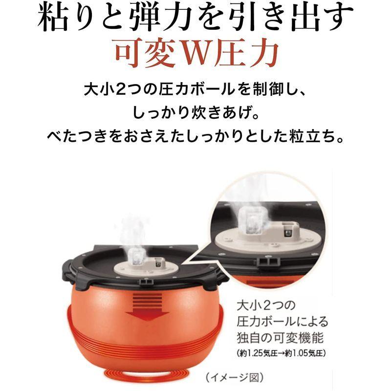 新品送料込】炊飯器タイガーTIGER 5.5合 圧力IH式JPI-A100KO-