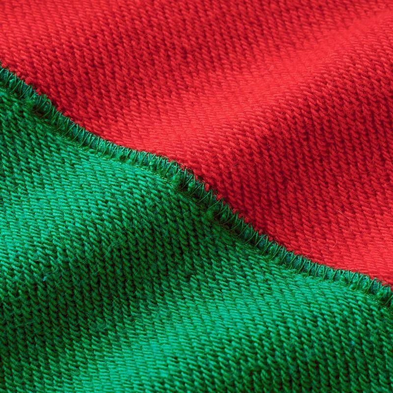 ミキハウス トレーナー （ 大人用 ） 男の子 女の子 親子ペア ロゴ キッズ 子供服 10-5671-826 S 赤×グリーン ミキハウス トレーナー 大人用 親子ペア ロゴ 赤×グリーン 男の子 女の子 キッズ 子供服 裏毛パイル