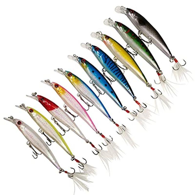 フィッシングルアー ミノー ルアーセット シンキングミノー 渓流 ヒラメ9cm シーバス ダブルフック リップ付ミノー 爆釣り ビーズ内蔵 スプーン 特価 Www 10cartorio 10tabnotas Com Br