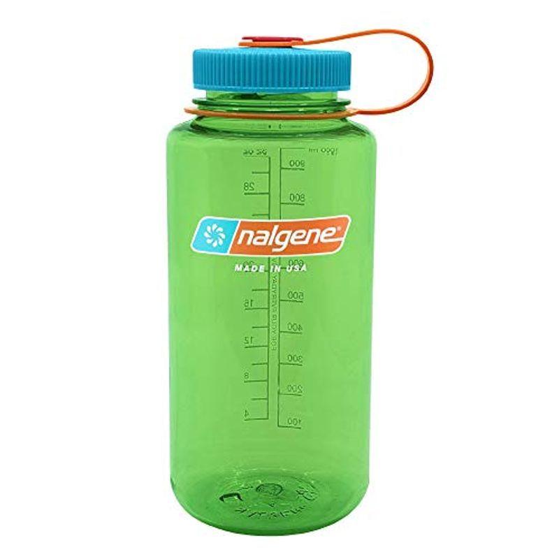 NALGENE(ナルゲン) ボトル 広口1.0L Tritan ペア? 緑 BPAフリー