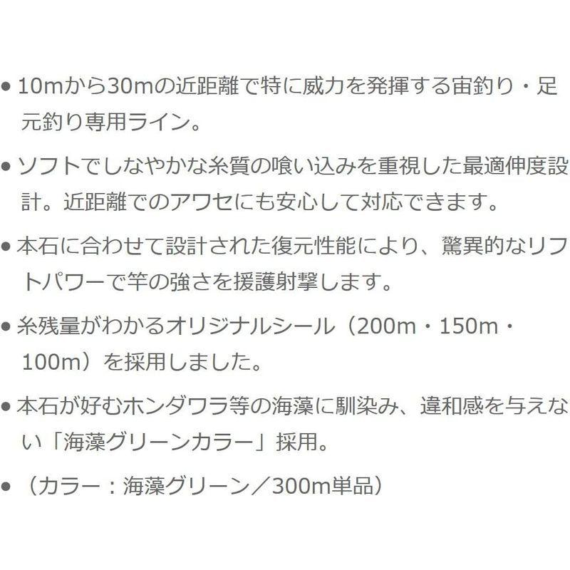 サンライン(SUNLINE) ナイロンライン 磯スペシャル 本石鬼憧 300m 22号 海藻グリーン｜akd-shop｜04