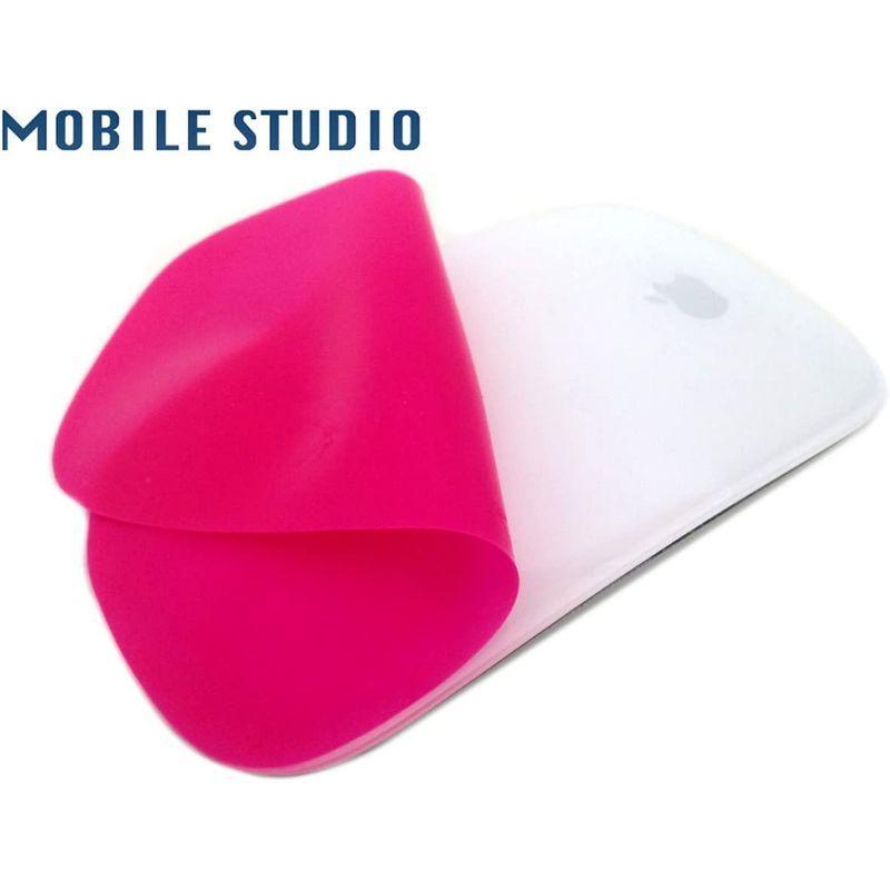 Apple Magic Mouse カバー 吸着シリコン マウス プロテクター 《全11色》 ホットピンク(Hot Pink)｜akd-shop｜03
