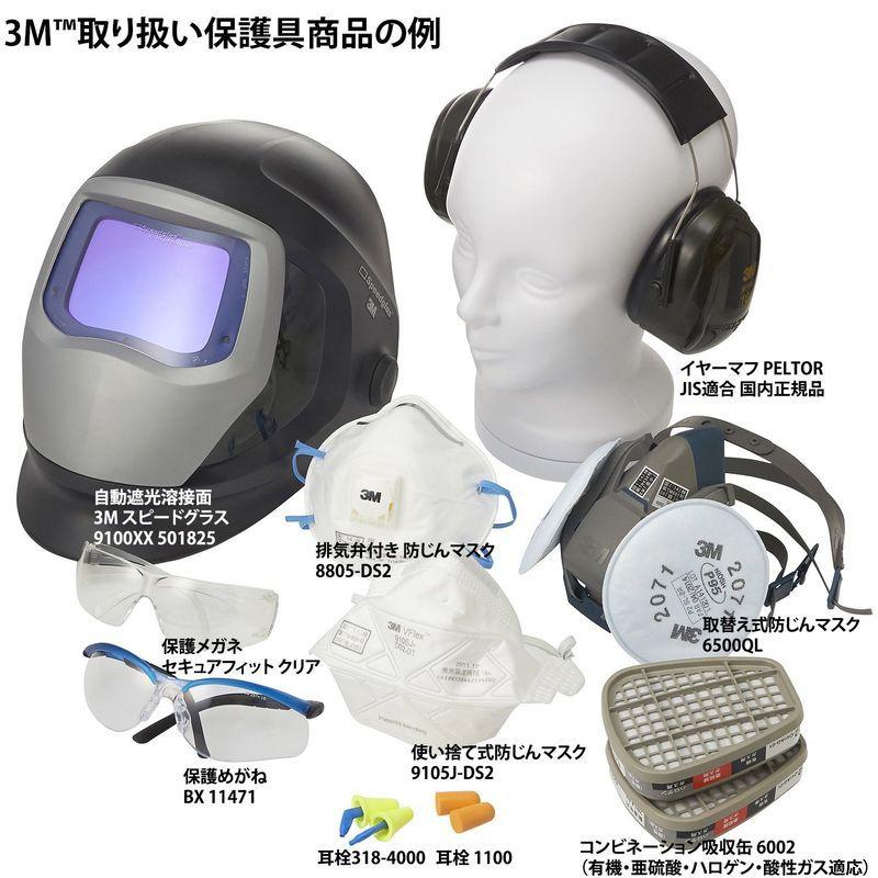 3M　スピードグラス　自動遮光溶接面　ヘッドカバー　難燃性　9100FX用　9100　169005