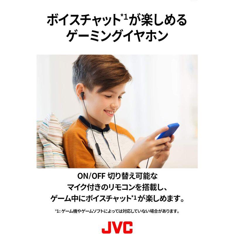 JVC HA-FX7G-B ゲーム用イヤホン リモコン・マイク付 小型軽量設計 テレワーク・テレビ会議向け ブラック｜akd-shop｜04