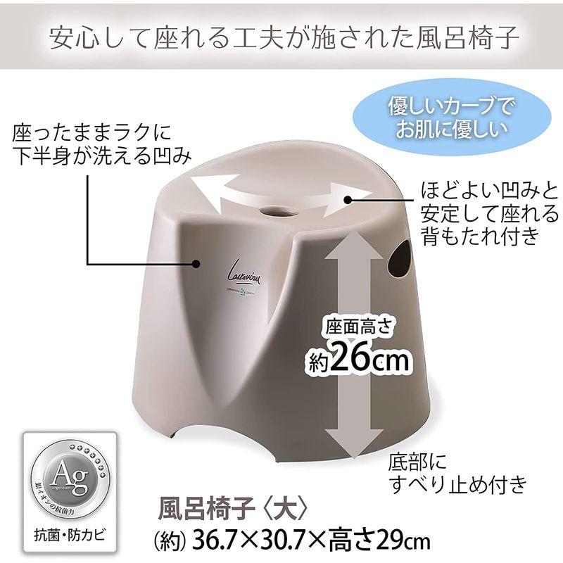 リス 風呂椅子ラスレヴィーヌ ブロンズ 高さ26cm 『ユニバーサルデザイン浴用』 日本製｜akd-shop｜05