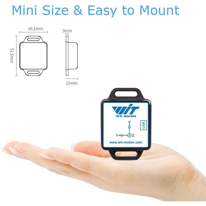 加速度計+傾斜計 BWT61CL MPU6050高精度6軸ジャイロスコープ+角度（XY0.05°精度）+加速度、カルマンフィルター付き、10｜akd-shop｜03