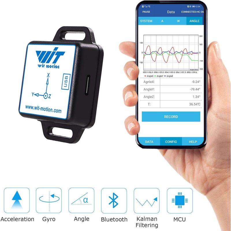 加速度計+傾斜計 BWT61CL MPU6050高精度6軸ジャイロスコープ+角度（XY0.05°精度）+加速度、カルマンフィルター付き、10｜akd-shop｜08