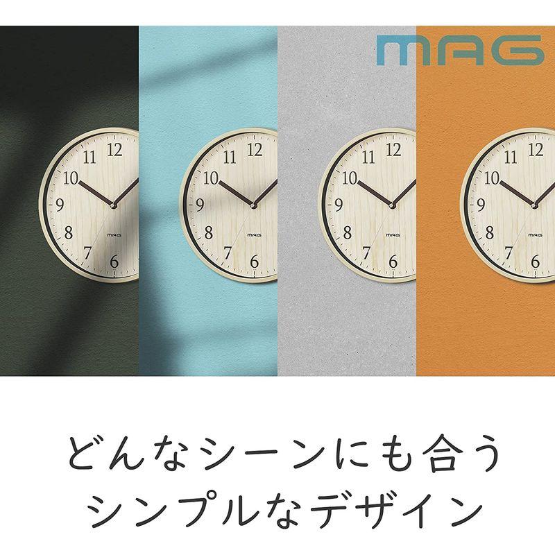 MAG(マグ) 掛け時計 アナログ 梓 静音 連続秒針 ナチュラル W-742N-Z｜akd-shop｜04