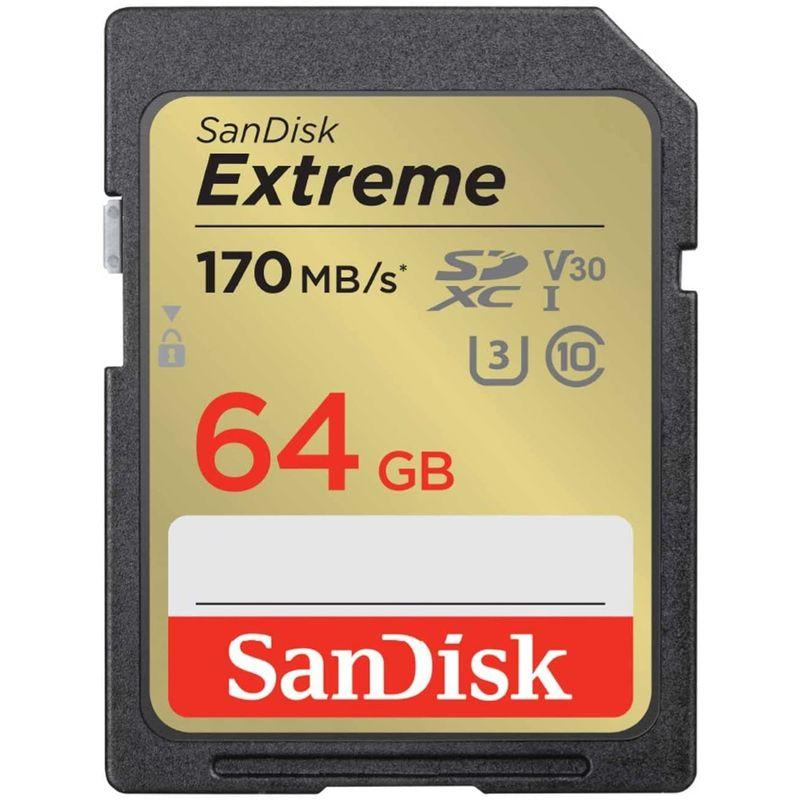 サンディスク 正規品 SDカード 64GB SDXC Class10 UHS-I U3 V30 SanDisk Extreme SDSDX｜akd-shop｜08