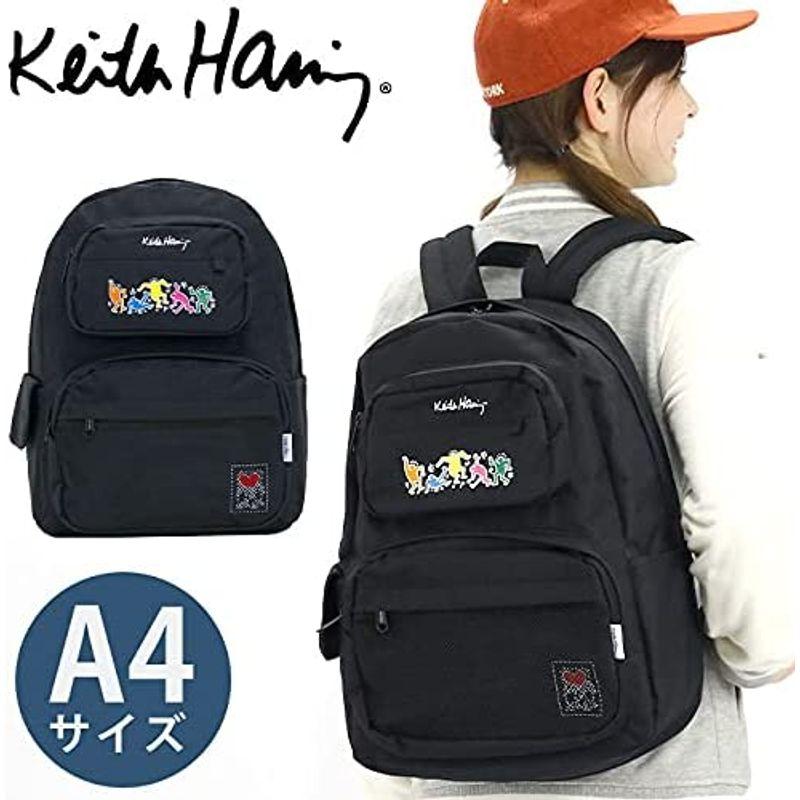 キースヘリング Keith Haring リュック リュックサック デイパック メンズ レディース KHB-KH-2012 (ブラック)｜akd-shop｜03