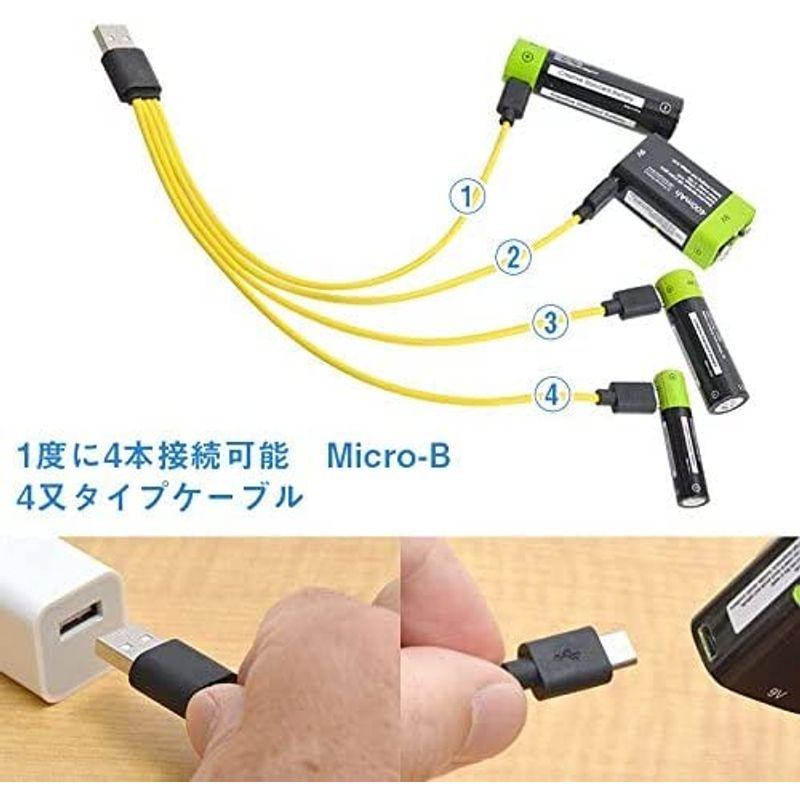 microUSB充電ケーブル4又タイプ USBCGCB4 サンコーレアモノショップ｜akd-shop｜04