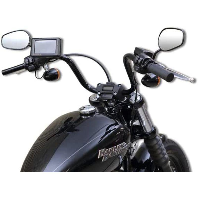 キジマ (kijima) バイク バイクパーツ フィフティーバーハンドル 50mmバック ブラック FXBB '18~ HD-04661｜akd-shop｜02