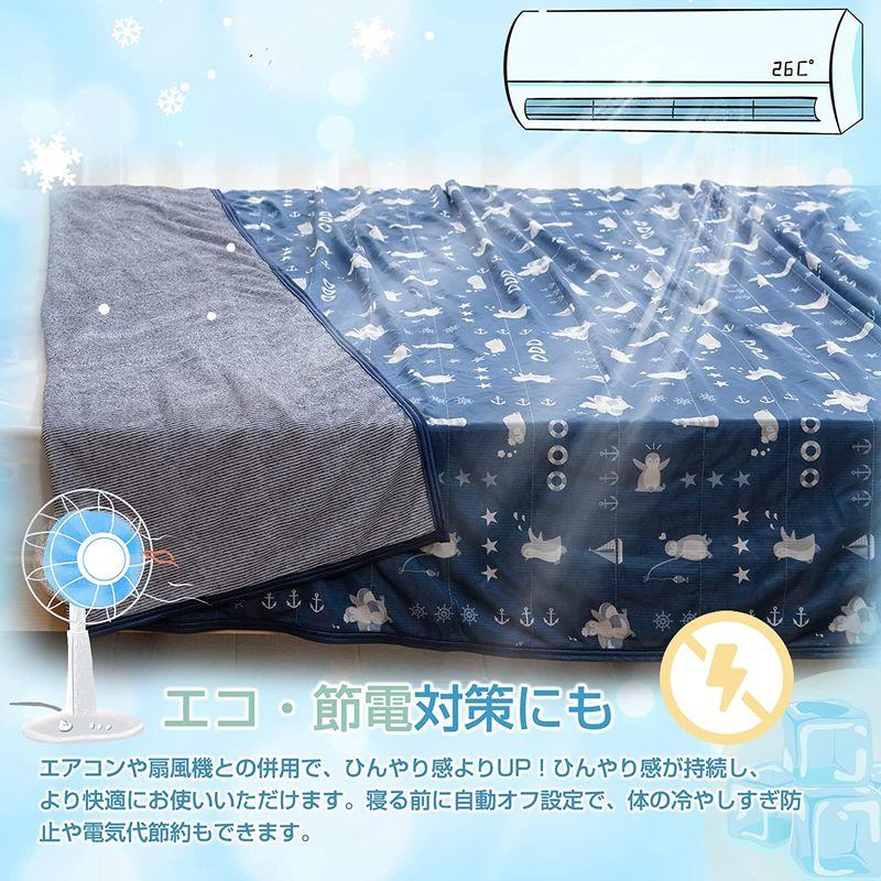 Matdeco タオルケット ダブル 夏用 ひんやり 接触冷感ブランケット冷感&タオル地 Q-Max0.38 パイル綿100% リバーシブル 洗濯機本体 ふるさと納税 泉大津市 日本製タオルケット約1400g ホワイト 1枚 2200901型