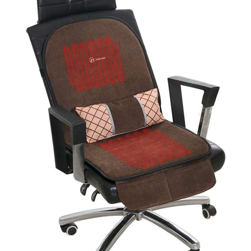 ホットマット 45℃恒温 46*96cm 電気 座席 座布団 椅子用 腰すっぽり ヒーター クッション シート チェア バックレスト シング｜akd-shop｜03