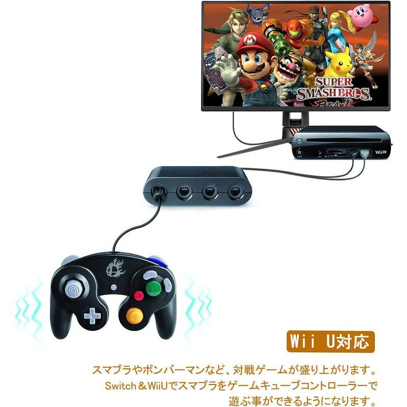 「2023新型」Tukebon switch用GCコントローラ変換アダプタ GCコントローラー接続タップ ニンテンドー ゲームキューブ コン｜akd-shop｜05