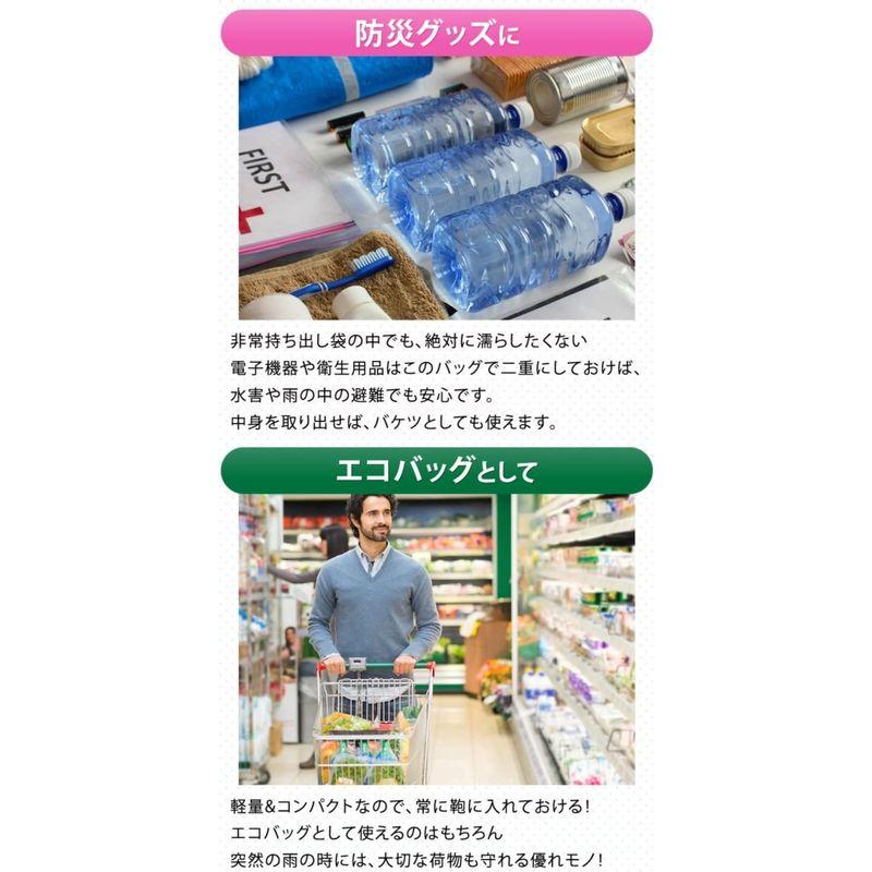 ラドウェザー 防水バッグ 20L ドライバッグ 3WAY 完全防水 防水リュック 防水 バッグ 軽量 釣り 旅行 海 ジム スポーツ アウト｜akd-shop｜07