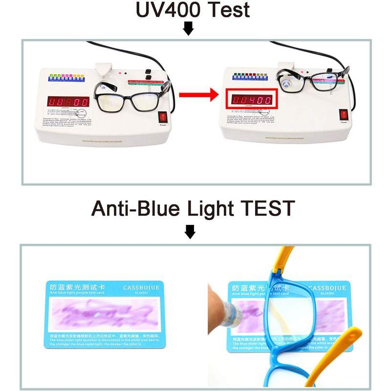 AHXLL キッズ 男の子用 女の子用 ブルーライトカット 眼鏡 2点パック 目の疲れ防止 UVカット コンピューターゲーム テレビ 携帯電｜akd-shop｜04