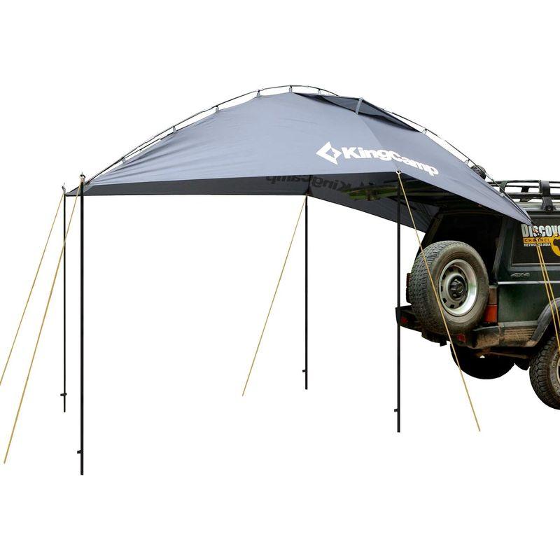 KingCamp カーサイドタープ 車 タープ テント タープ ポール付き 様々な車に対応 たーぷテント 車用タープ 日よけテント 単体使用｜akd-shop｜05