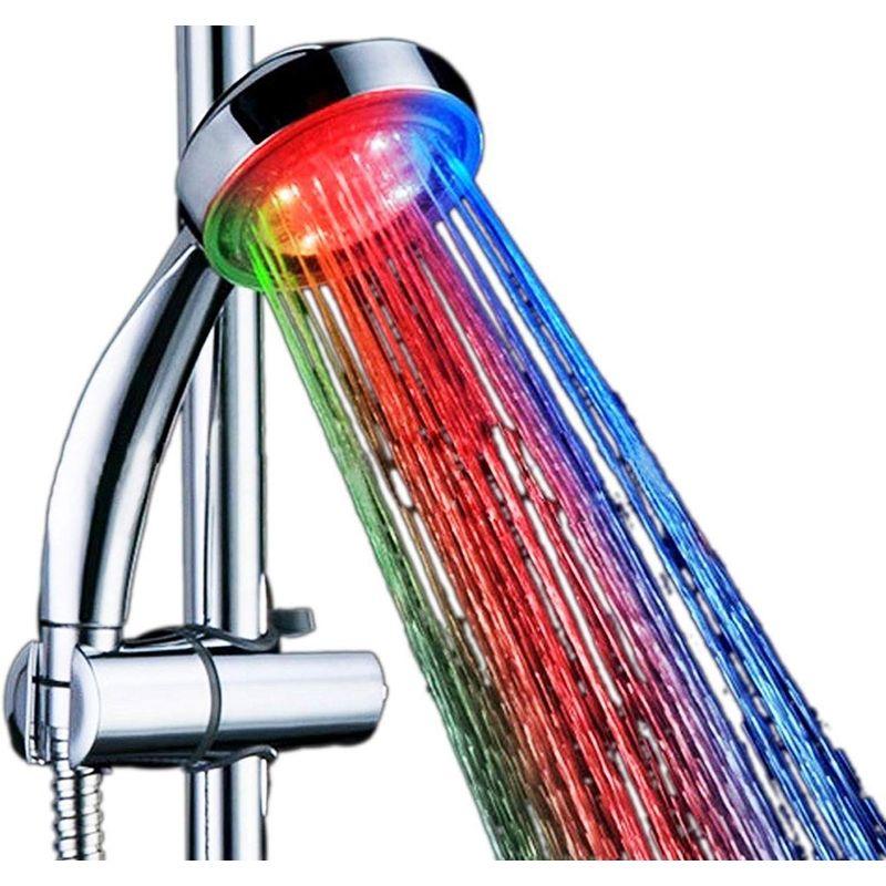 シャワーヘッド自動温度制御色変更センサースイッチ浴室スパシャワーヘッドLEDライト色ガジェット 2023110223120000183