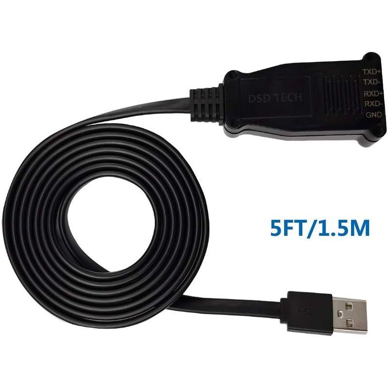 DSD TECH SH-U11L USB-RS485 RS422ケーブル FTDI FT232チップ付き 1.5M / 5FT｜akd-shop｜09