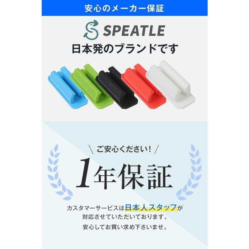 SPEATLE シリコン ペンホルダー 粘着シール式 デスク周り 便利グッズ ボールペンケース (黒 ブラック 5個入り)｜akd-shop｜07