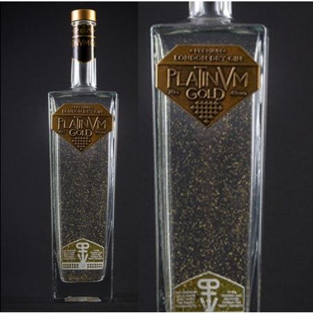 24K金粉入り PLATINVM LONDON DRY GIN GOLD 24K金粉入り PLATINVM LONDON DRY GIN GOLD 24K金粉入り PLATINVM