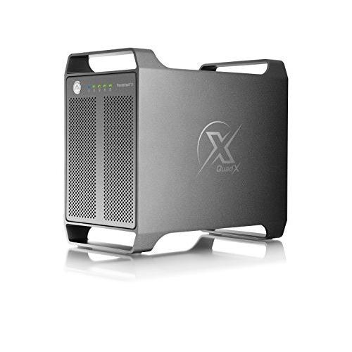 AKiTiO Thunder3 Quad X Thunderbolt 3対応 4ベイ外付けハードディスクケース （アミュレットオリジナルマニュアル付き）