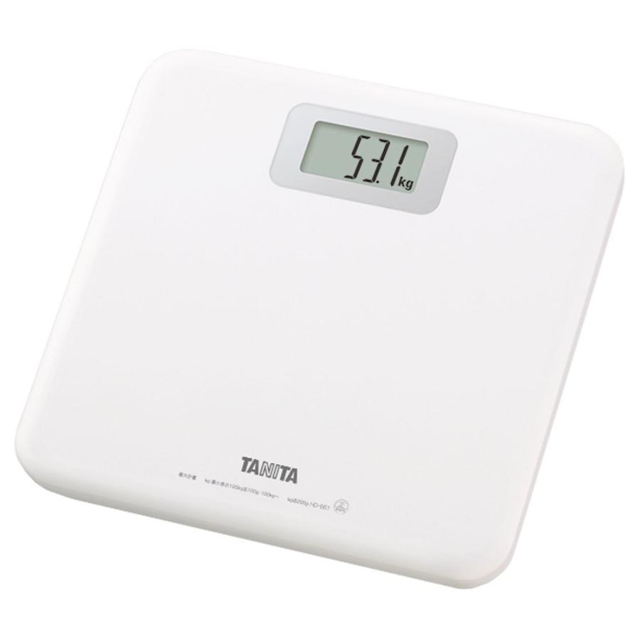 タニタ 体重計 ホワイト HD-661-WH A4 : KENちゃんSHOP2-2-2 - 通販