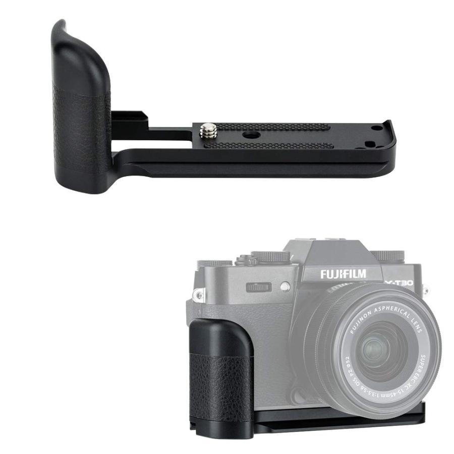 JJC 金属 ハンドグリップ Fujifilm X-T30 II X-T20 X-T10 カメラ適用