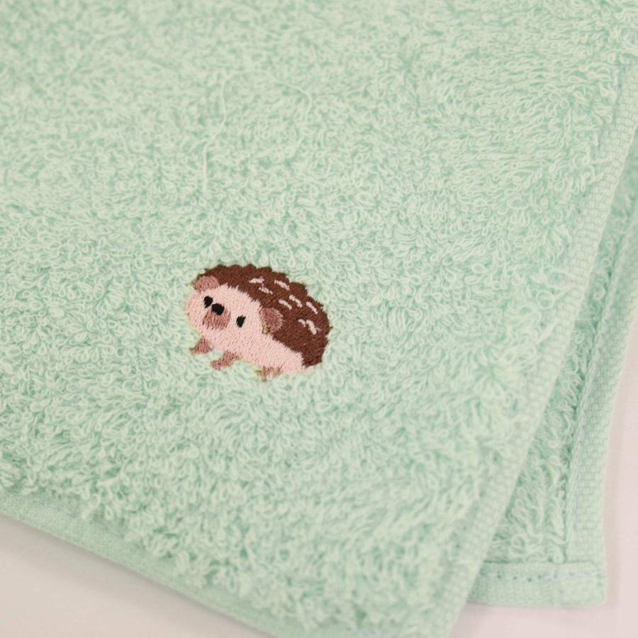 京佑(Kyoyu) 日本製 ハンドタオル くるみんタオル 刺繍入り