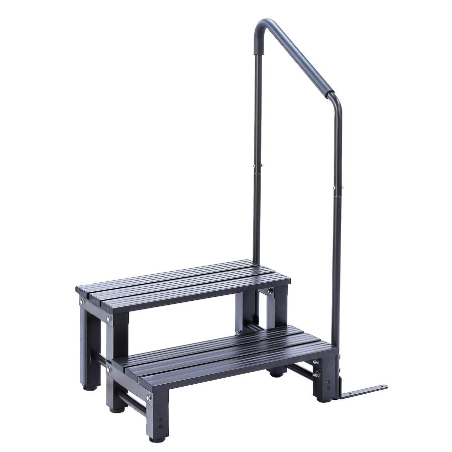 リビングアウト(Living Out) アルミステップ台 手すり付き 2段